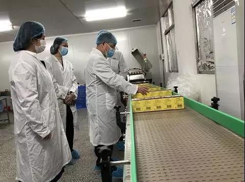 同心抗疫，，，，，，确保质量！腾博会官网公司振隆厂外车间接受广药集团生产监视包管小组事情督导