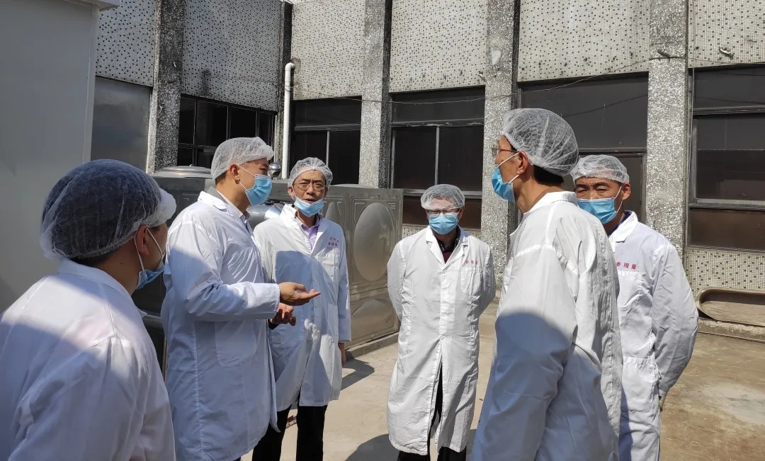 广州市生态情形局海珠区分局局长区劲邦一行到腾博会官网公司检查指导事情