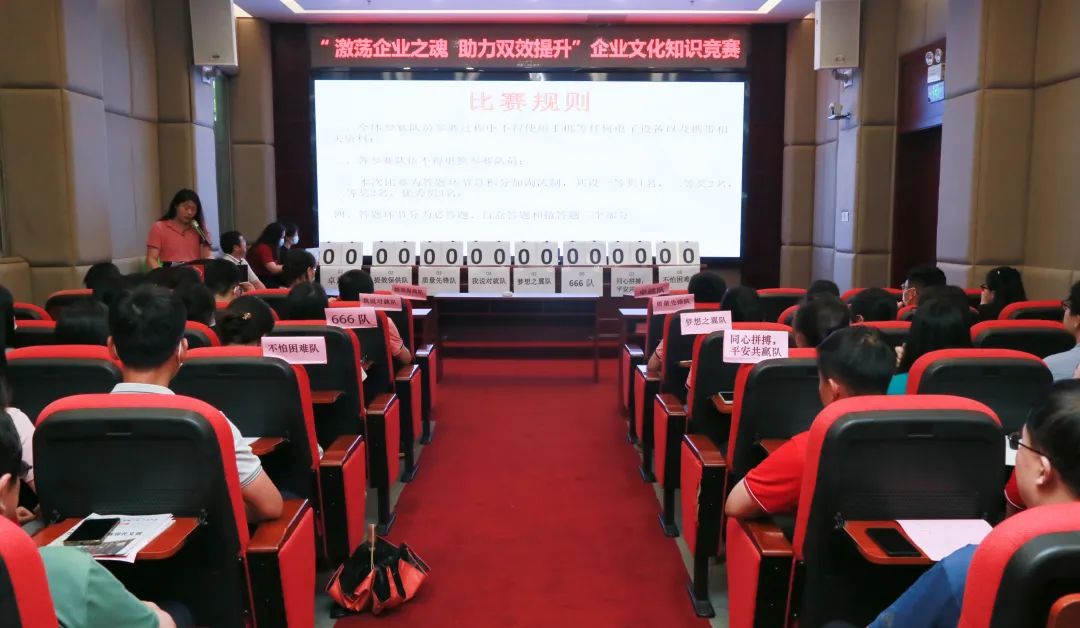 激荡企业之魂 助力双效提升——白云山腾博会官网公司乐成举行企业文化知识竞赛
